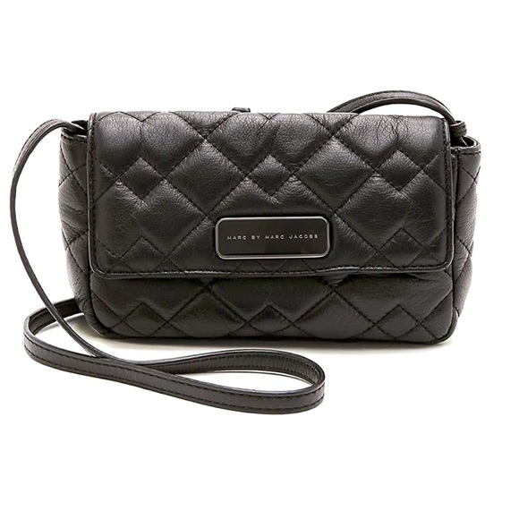 Marc by Marc Jacobs Crosby Quilted Julie Leather Crossbody Shoulder Handbag Bag‎ - Picture 1 of 16